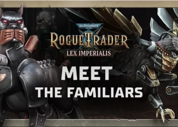 Los creadores de WH40K: Rogue Trader presentan los cibercompañeros de la expansión Lex Imperialis.
