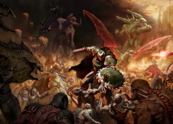 Los creadores de DOOM: The Dark Ages presentan el Reino Espacial y sus criaturas.