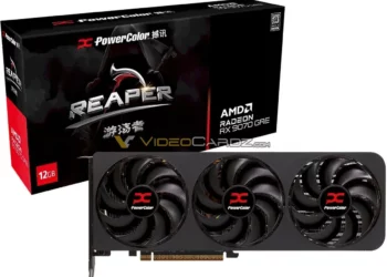 La Powercolor Radeon RX 9070 GRE se filtra, ¿llegará antes de lo previsto, pero solo a China?