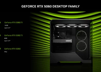 Nvidia anuncia la fecha de lanzamiento de la RTX 5060 para el 19 de mayo, con precios desde $299 para desktops y $1,099 para laptops gaming.